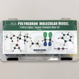 Polyhedron Molecular Model Set - Black, White, Green